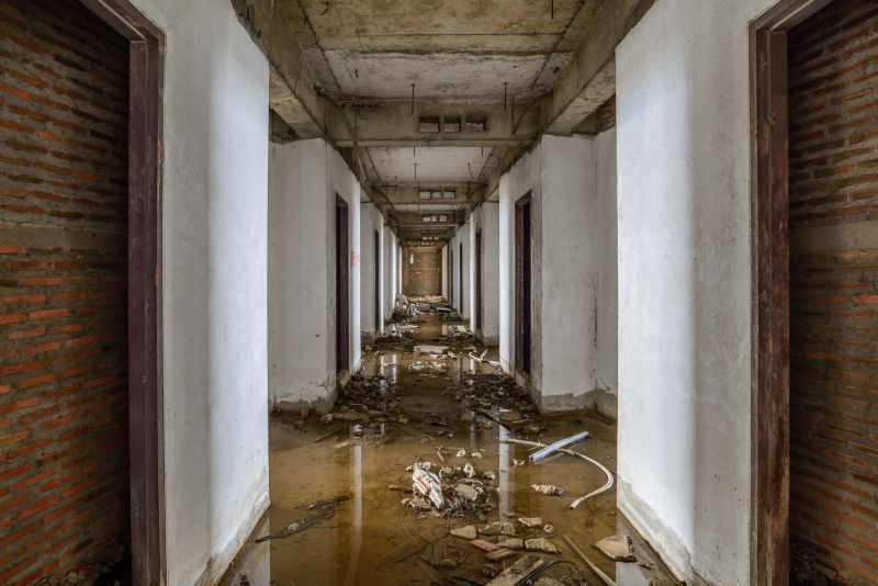 Flooded Living Room